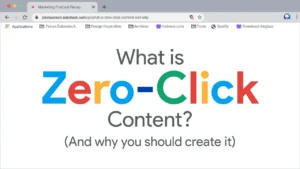 Zero-Click Content